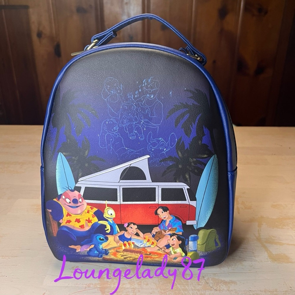 Disney Her Universe Stitch Constellation Family Mini Backpack